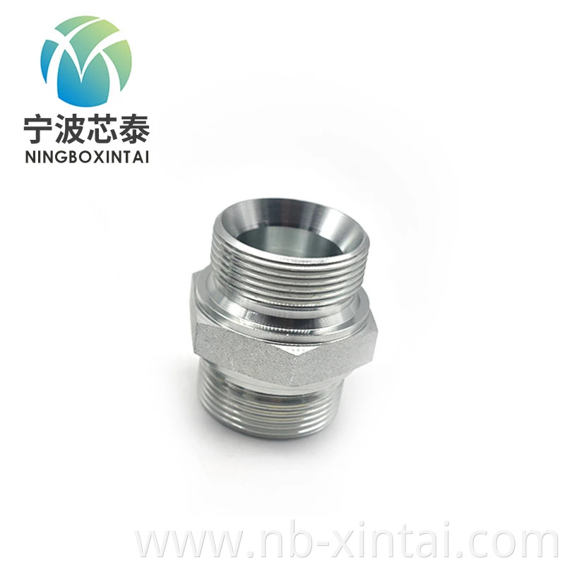 Non Skive Ferrule for Two Wire Hose Metric Female 24degree Cone O-Ring L. T. Hydraulic Fitting